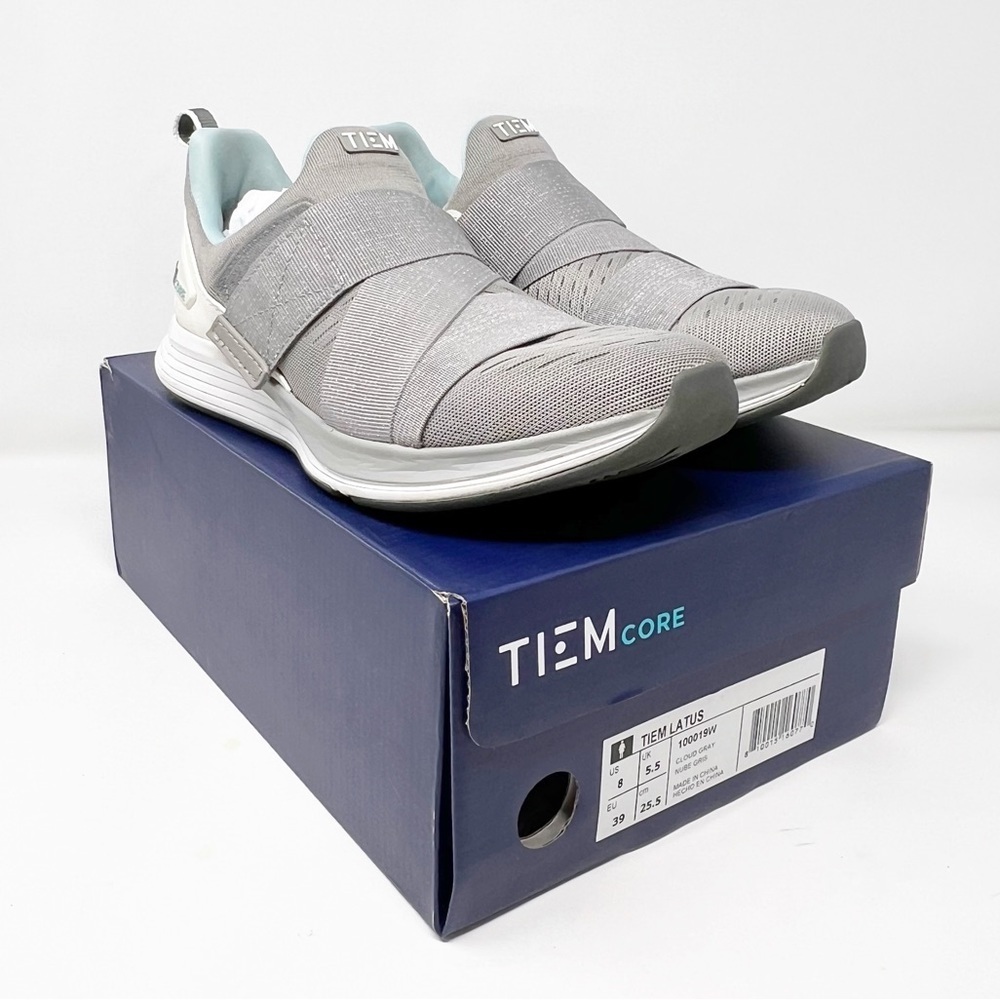 Tiem Core Latus Sneakers Cloud Gray Women’s Size 8